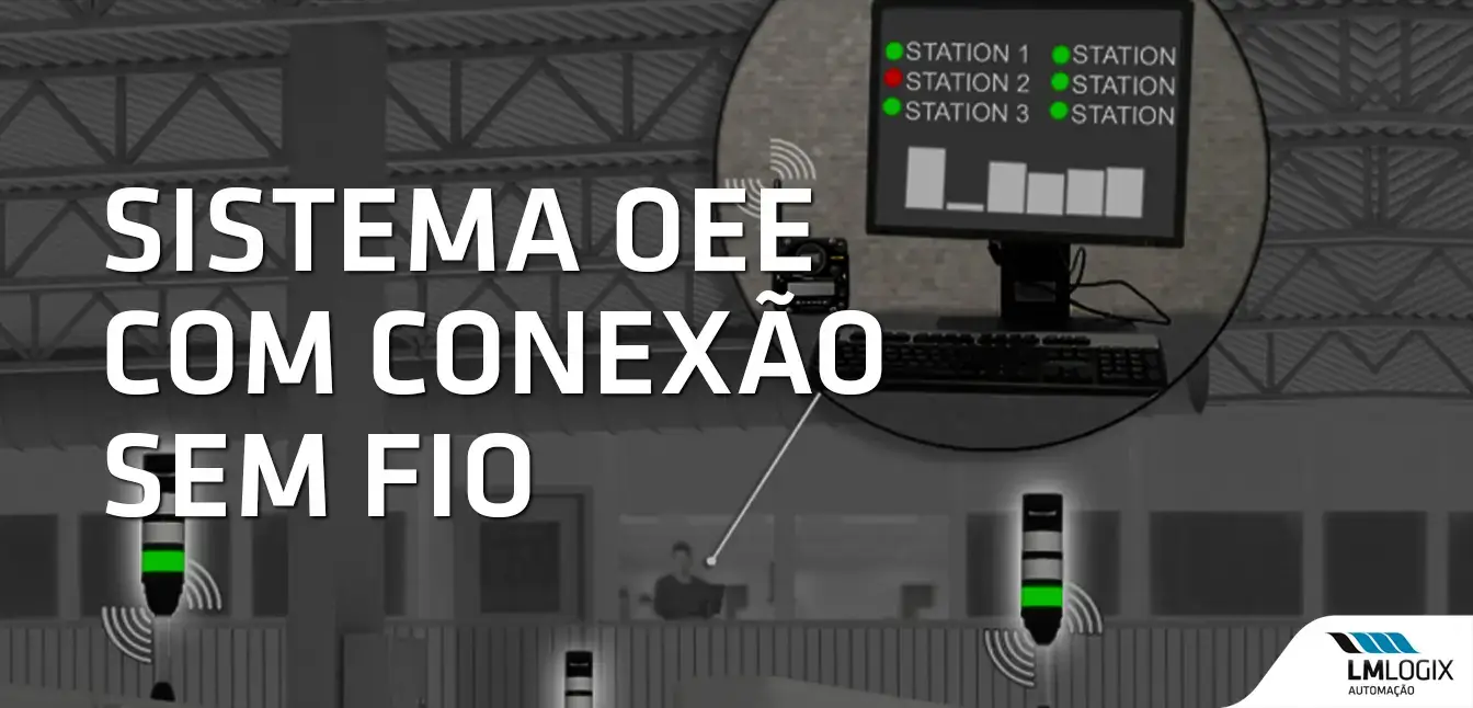 Sistema OEE com conexão Sem Fio